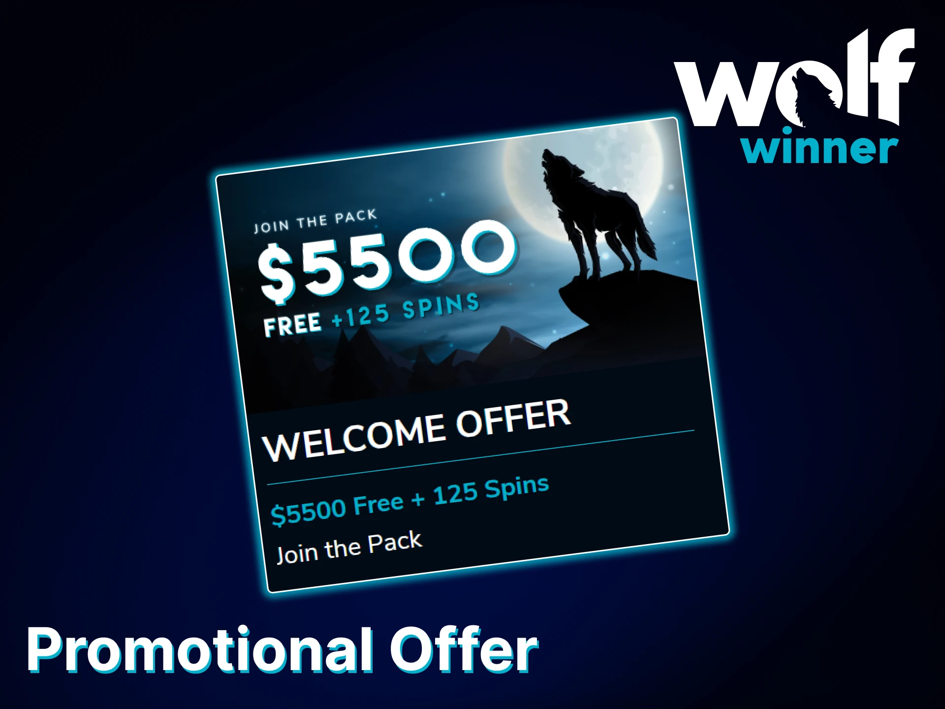 Find out what the Wolf Winner promotion with free spins includes.